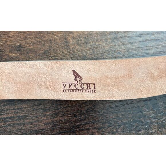 Vintage De Vecchi by Hamilton Hodge suede gold buckle belt Size Small main image 6